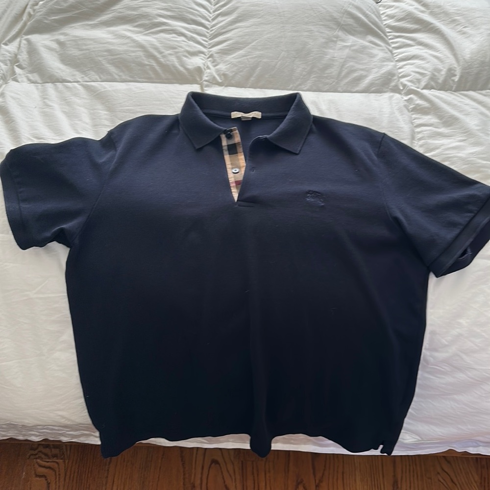 Like new black Burberry Brit polo. Perfect condition